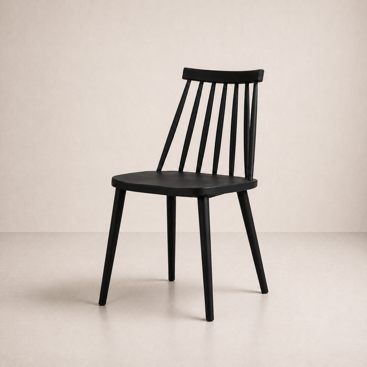 Chaise de salle à manger Alma – Noir