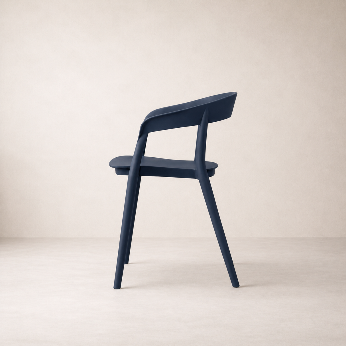 Ridge Stackable Dining Armchair - Midnight Blue