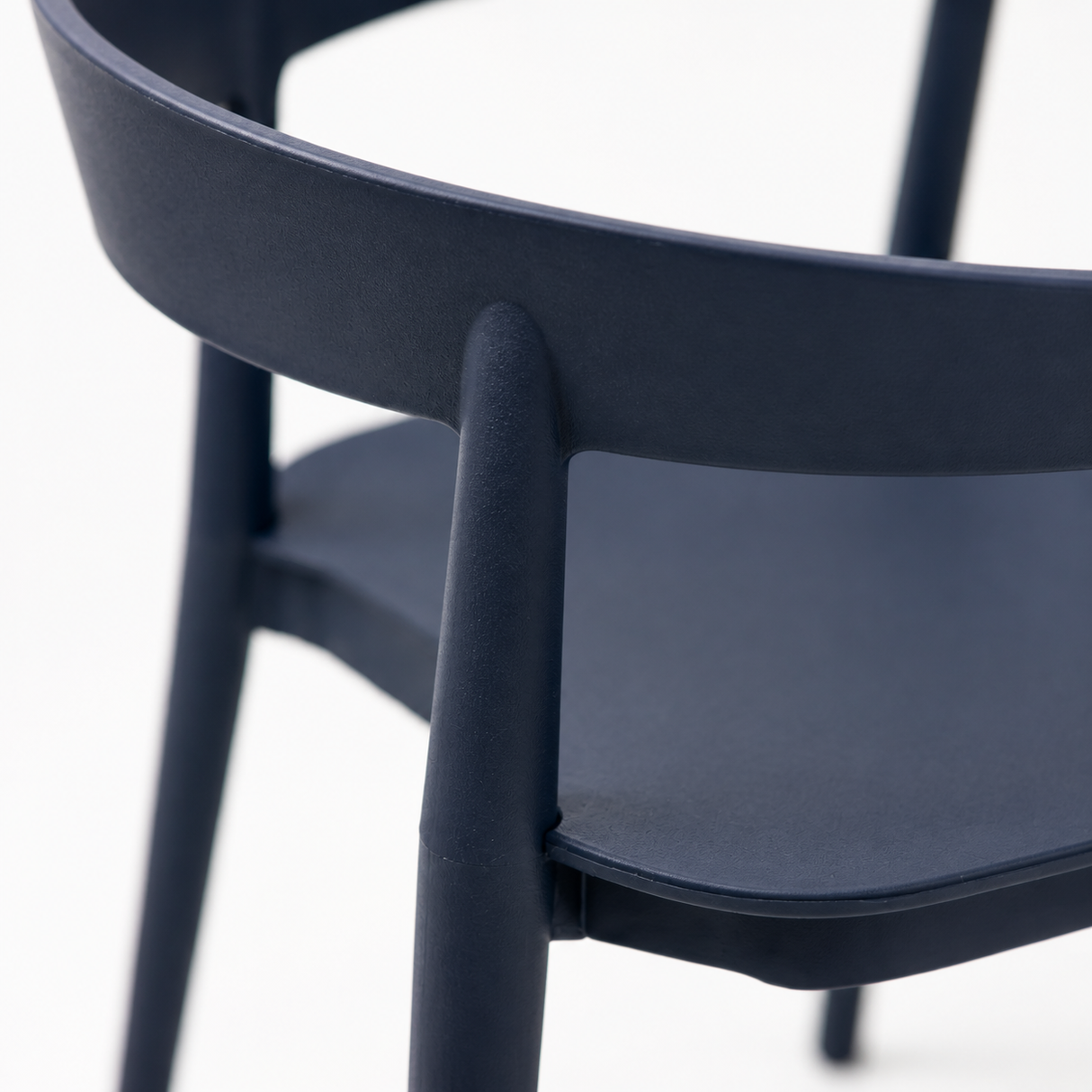 Ridge Stackable Dining Armchair - Midnight Blue