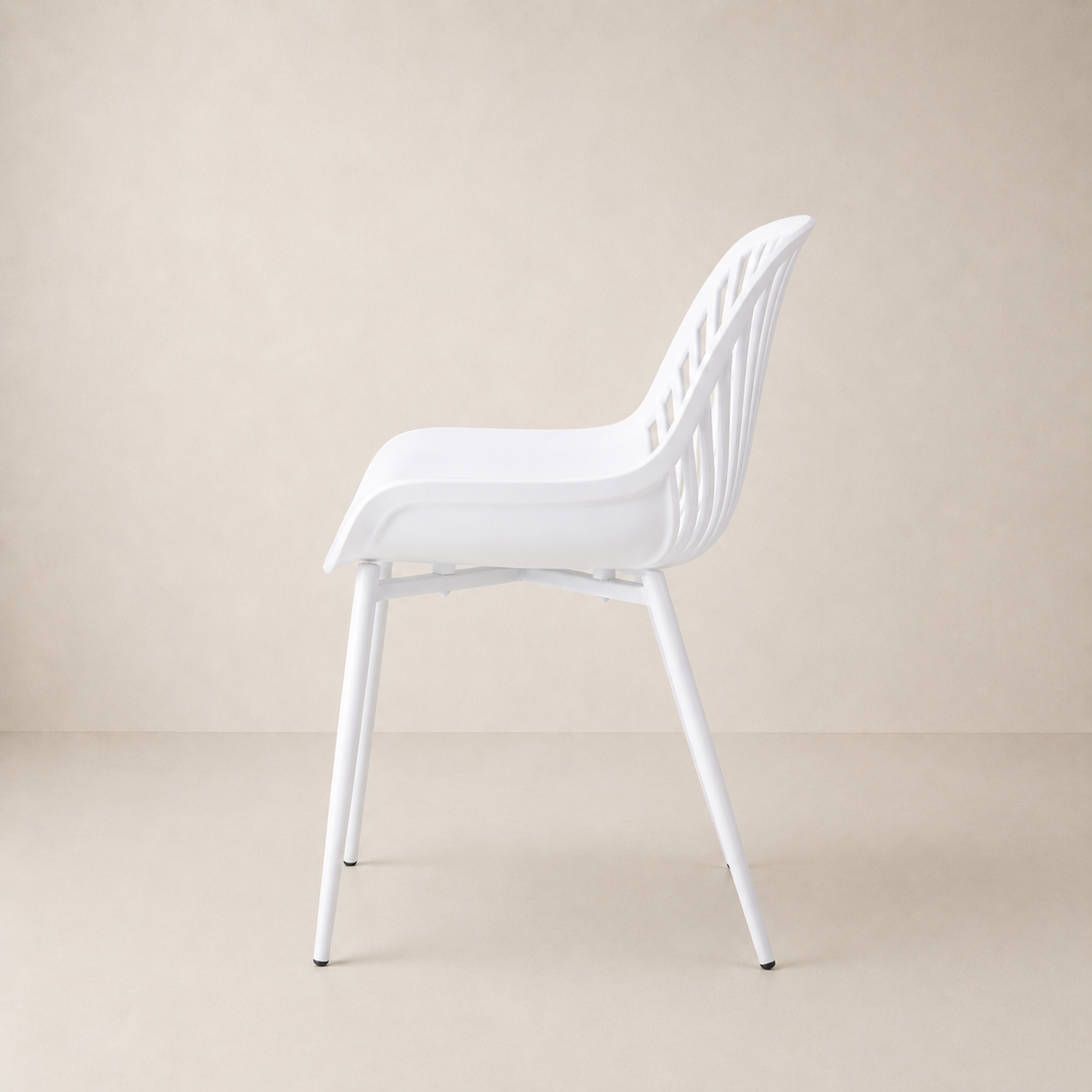 Chaise de salle à manger Pearl – Blanc nordique