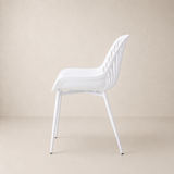 Chaise de salle à manger Pearl – Blanc nordique