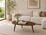 Petal 40” Coffee Table – Rich Walnut
