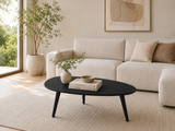 Petal 40” Coffee Table – Black