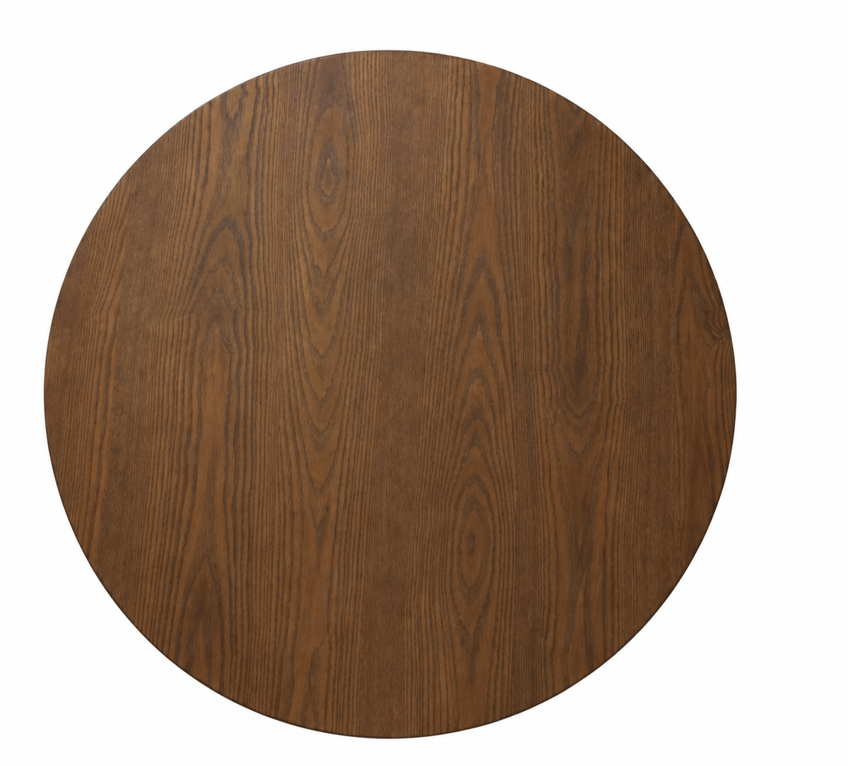 Sidney 39.4" Round Dining Table - Smoked Oak