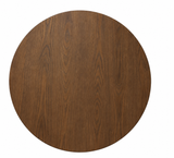 Sidney 39.4" Round Dining Table - Smoked Oak