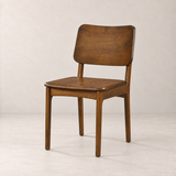 Theo Solid Wood Dining Chair - Smoked Oak