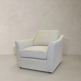 THEO Fabric Lounge Chair, Beige