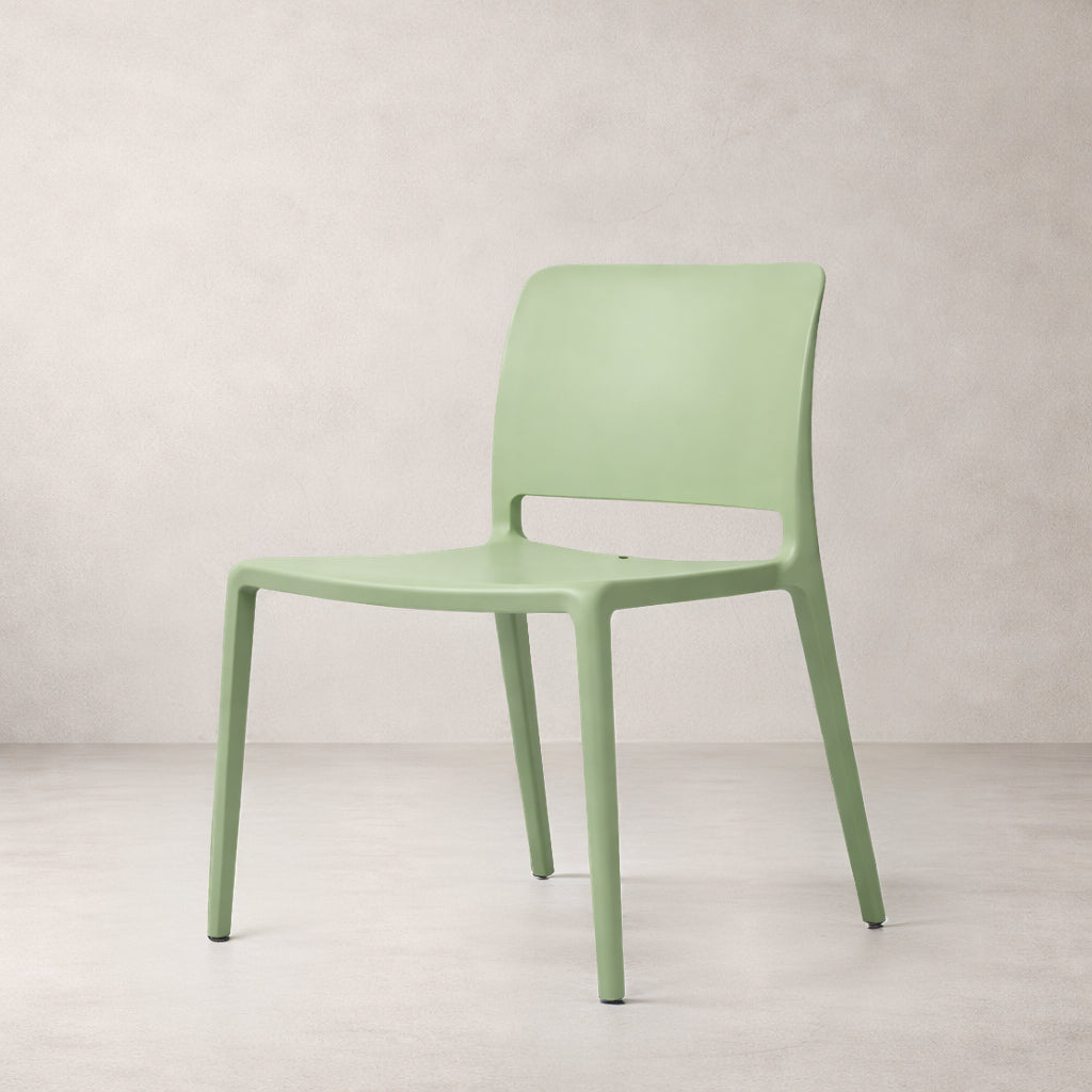 Pamela Stackable Dining Chair - Green