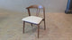 Eliza Solid Wood Dining Chair - Walnut and Heathered Ivory