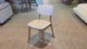 Clara Solid Wood Dining Chair - Smoked Oak and Heathered Ivory
