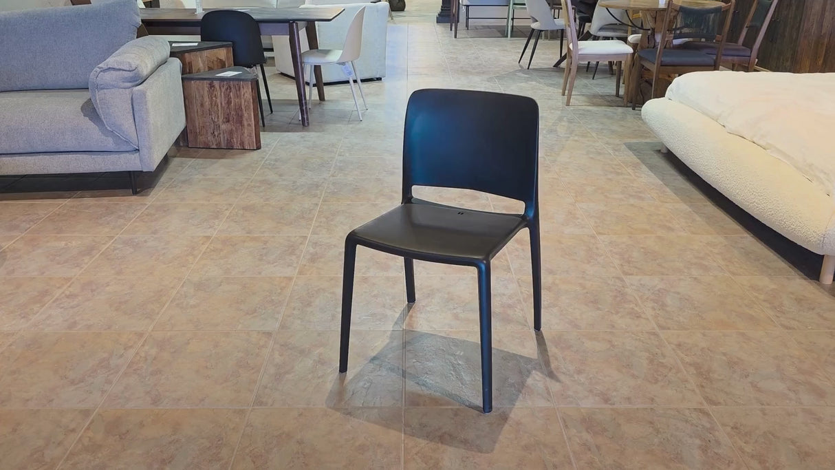 Pamela Stackable Dining Chair - Black