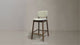 Ivy Solid Wood Counter Stool - Natural Oak and Heathered Ivory