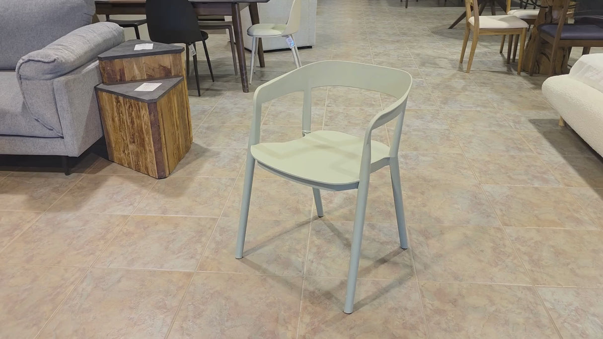 RIDGE Fauteuil en plastique, vert