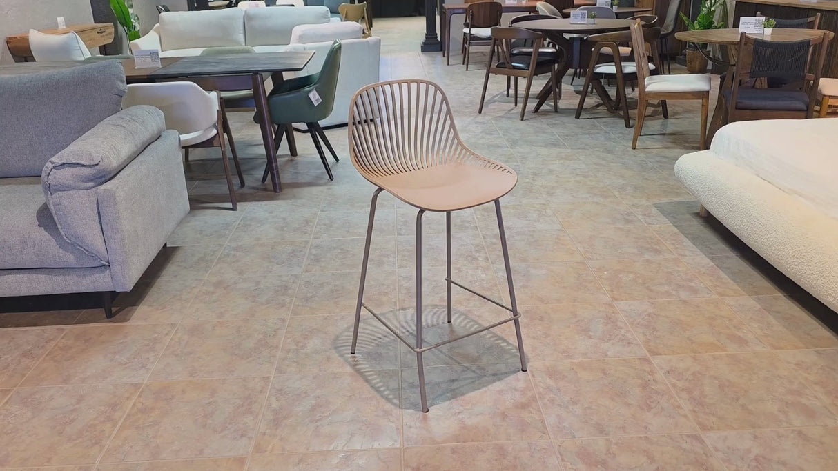 Tabouret de comptoir Pearl - Brown