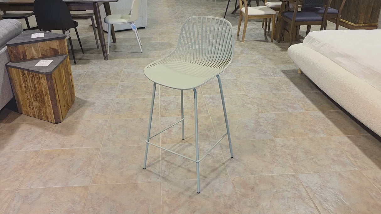 Tabouret de comptoir Pearl - Vert