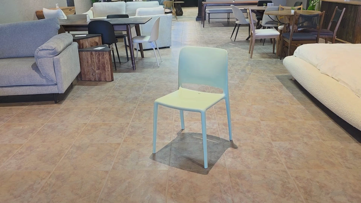 Pamela Stackable Dining Chair - Green