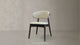 BLUSH Solid Wood Dining Chair, Black