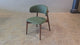 Blush Solid Wood Dining Chair - Walnut and Moss Green